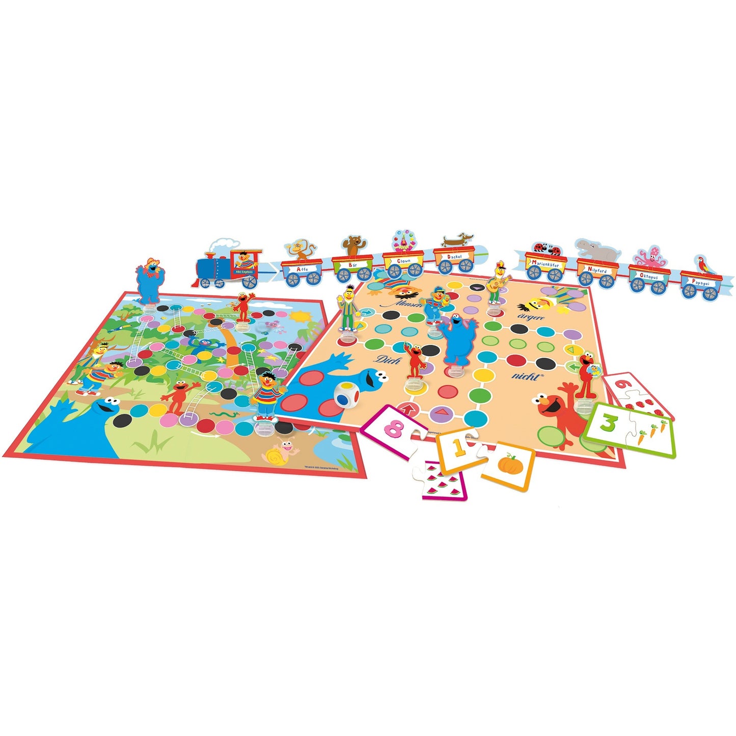Schmidt Spiele Sesamstraße Lernspielsammlung, Brettspiel