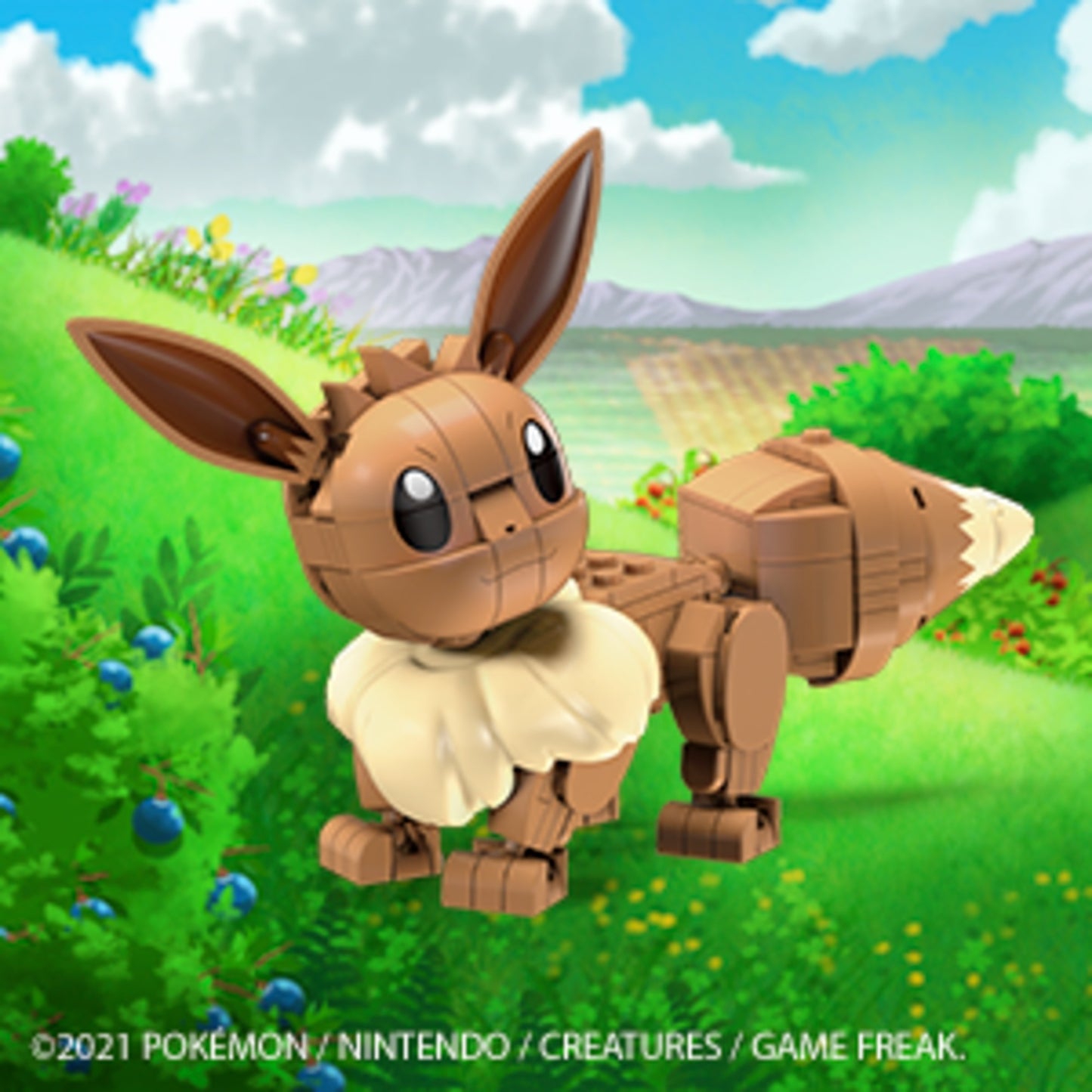 MEGA Pokémon Build & Show Eevee, Konstruktionsspielzeug