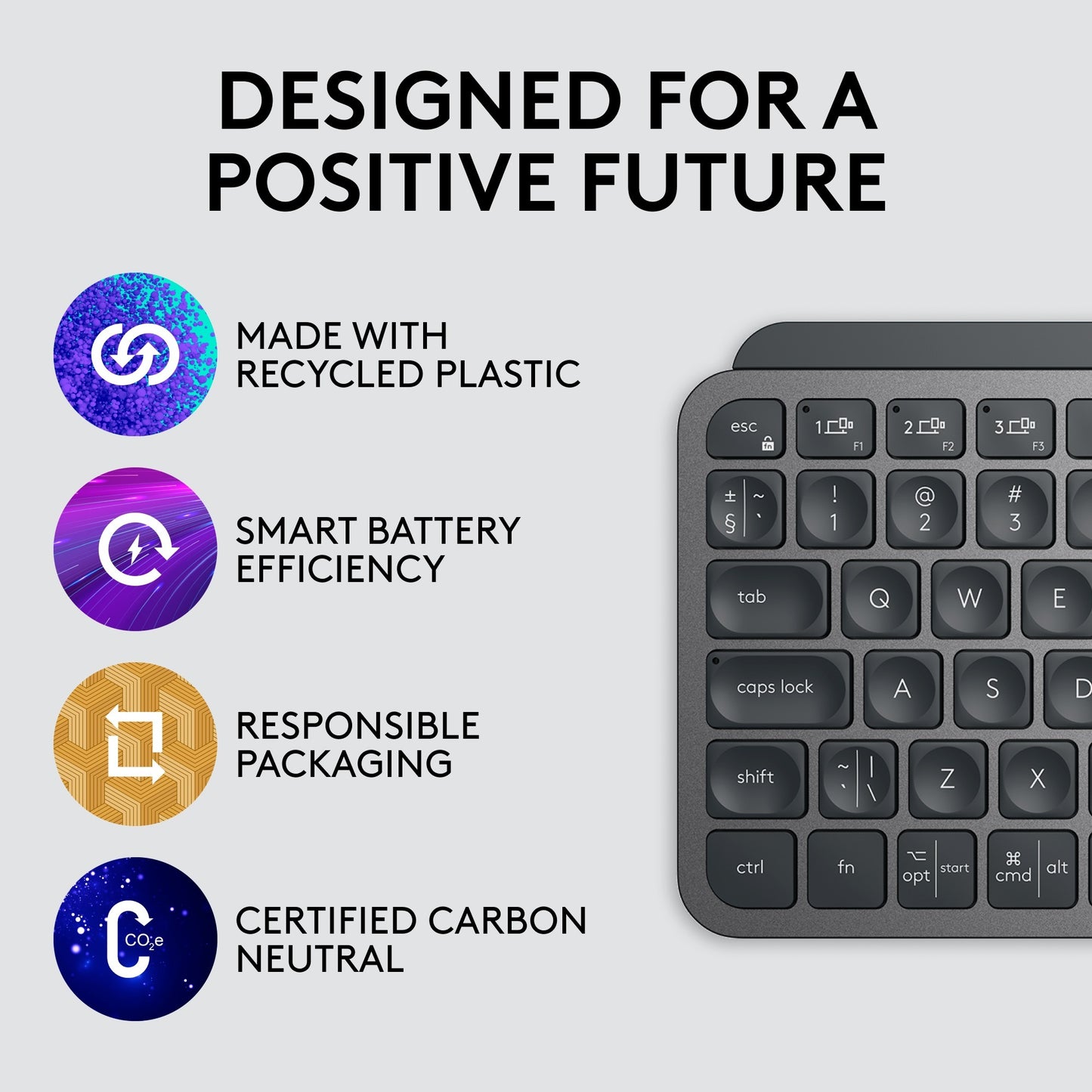 Logitech MX Keys Mini (graphit/schwarz, DE-Layout)