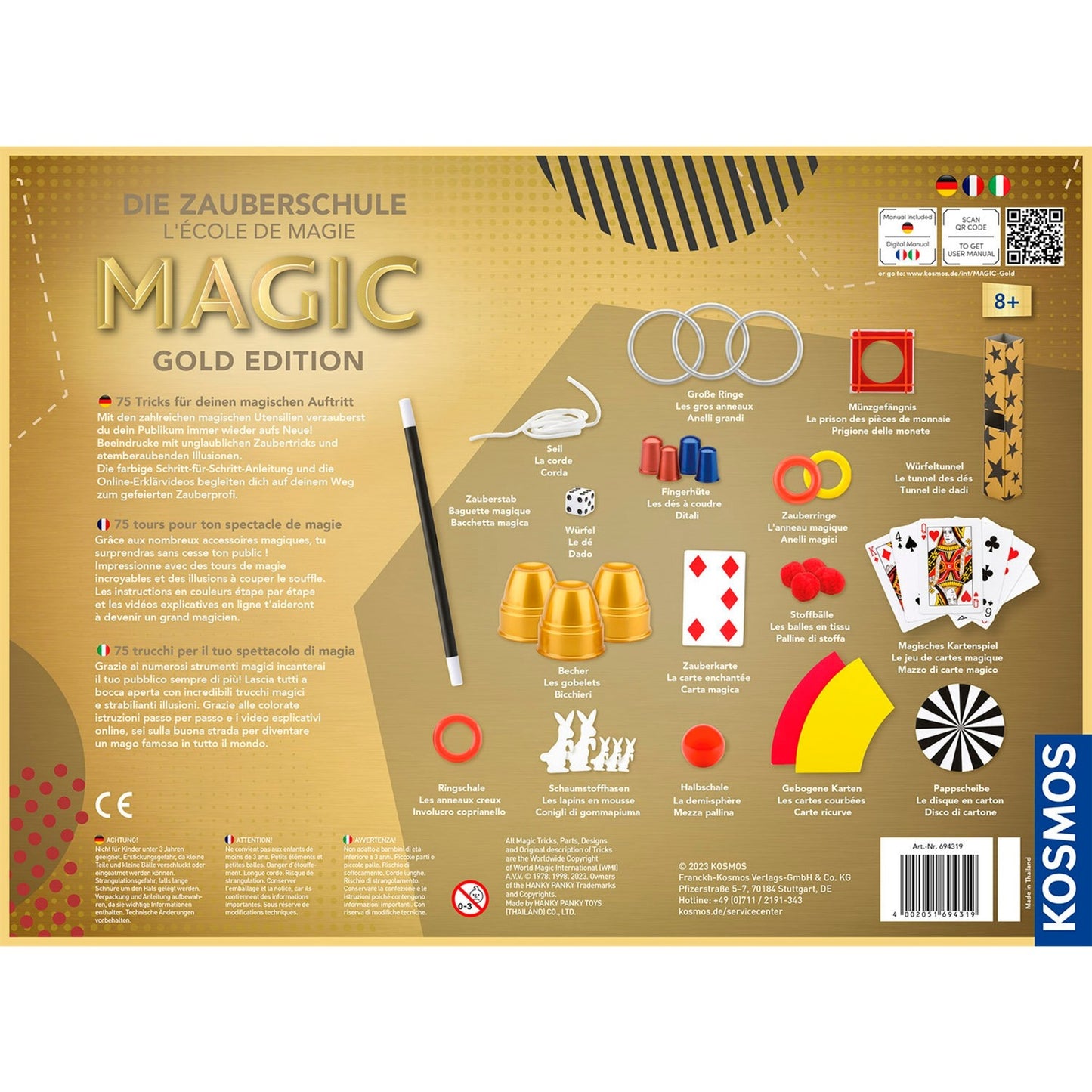 Kosmos Die Zauberschule Magic Gold Editiion (überarbeitete Version 2023)