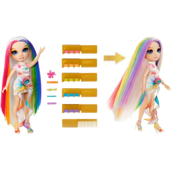 Rainbow High Hair Chalk & Style - Amaya, Puppe