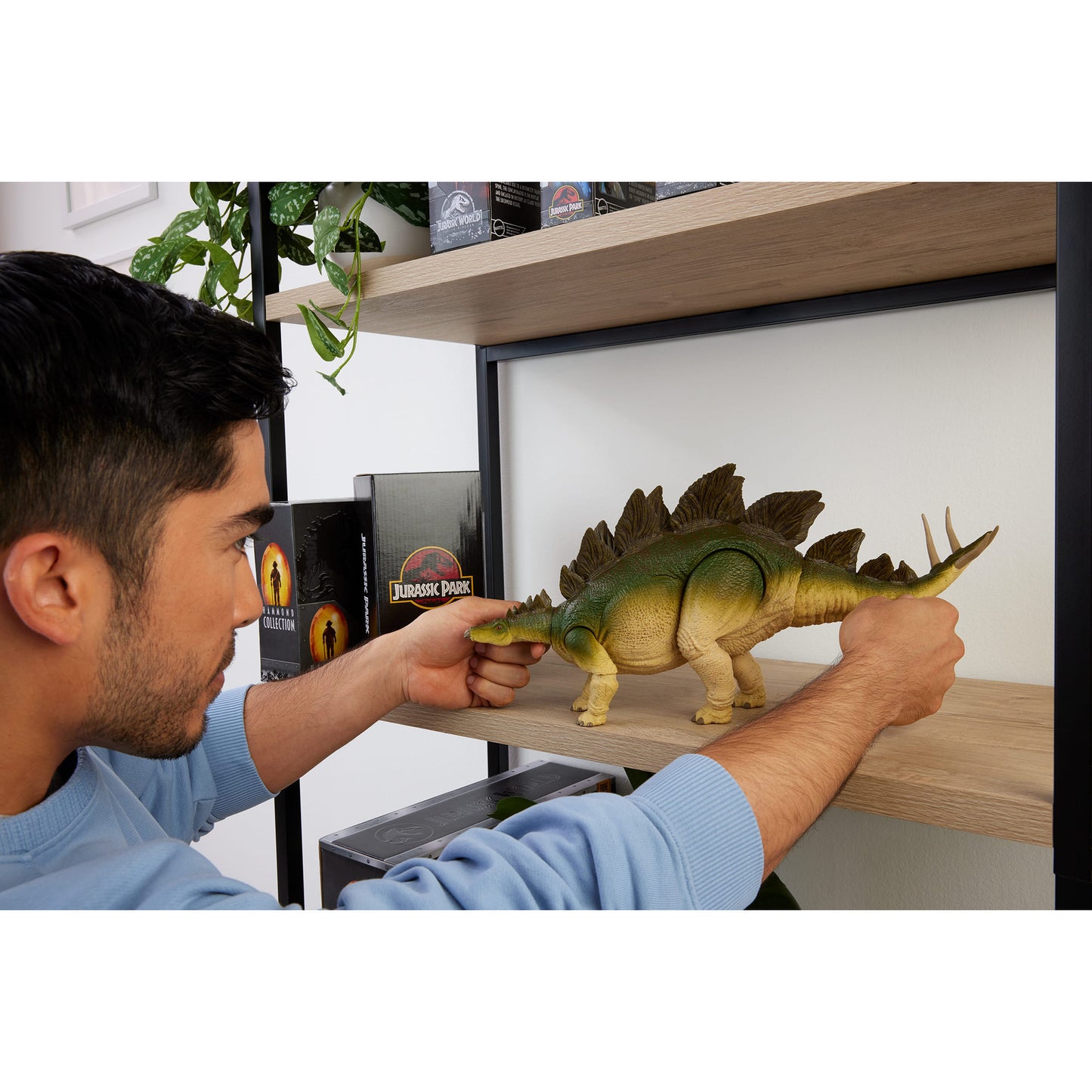 Jurassic World Hammond Collection - Stegosaurus, Spielfigur
