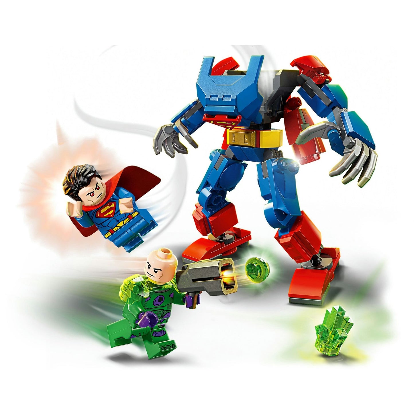 76302 DC Super Heroes Superman Mech vs. Lex Luthor, Konstruktionsspielzeug