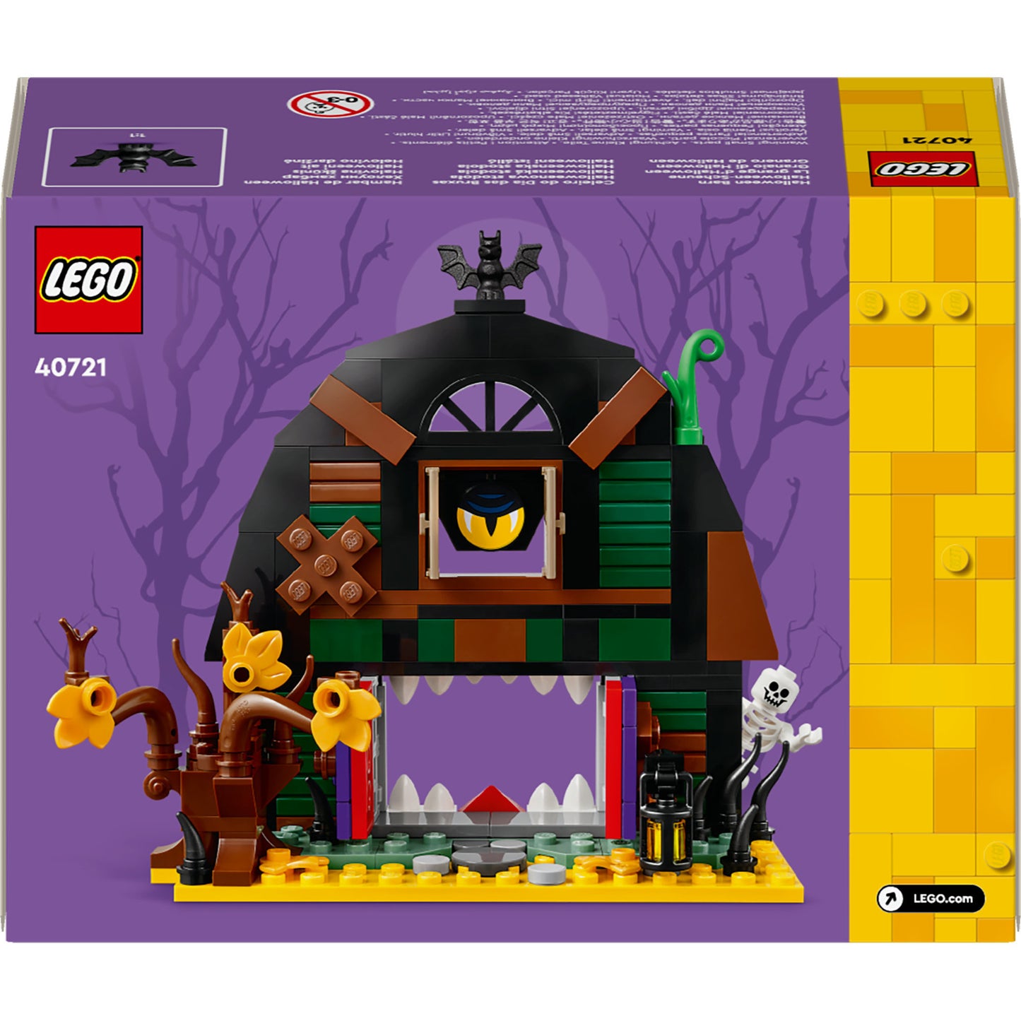 40721 Iconic Halloween-Scheune, Konstruktionsspielzeug