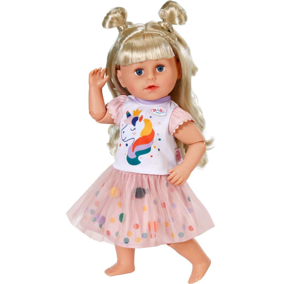 BABY born Einhornkleid mit Tutu 43cm, Puppenzubehör