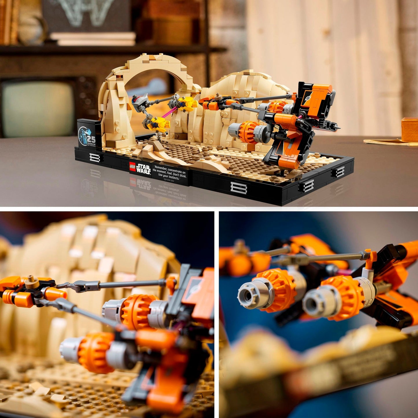 LEGO 75380 Star Wars Podrennen in Mos Espa - Diorama, Konstruktionsspielzeug