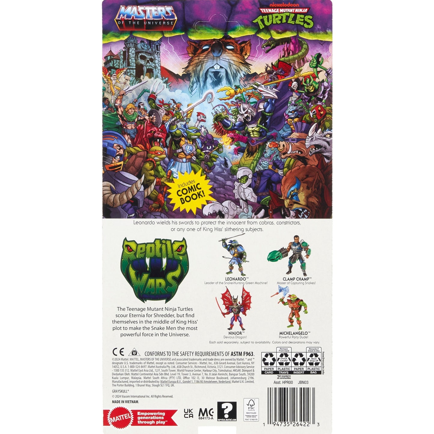 Masters of the Universe Origins Turtles of Grayskull Leonardo, Spielfigur
