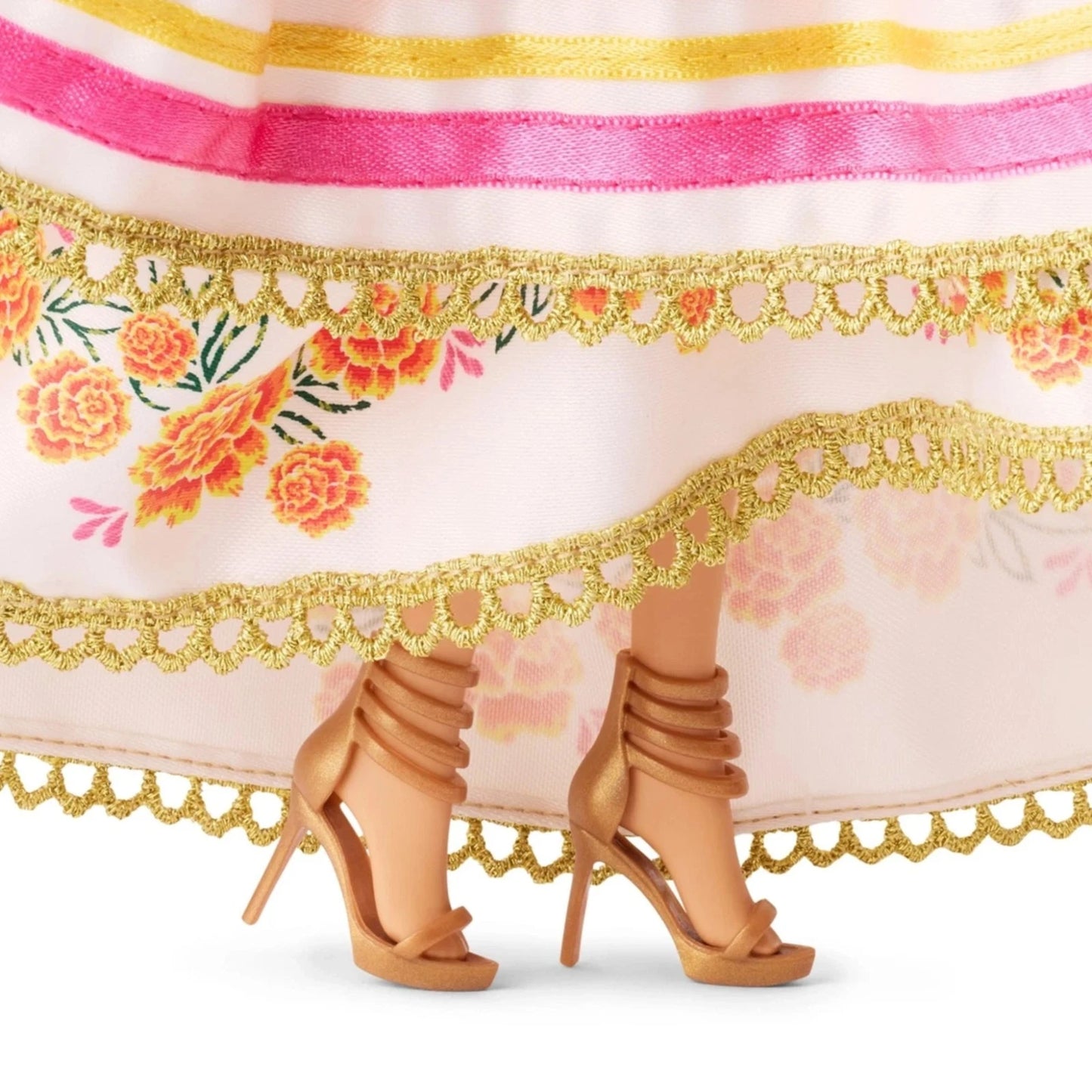 Barbie Signature Dia De Muertos 2025 - Puppe in einem cremefarbenen Rüschenkleid