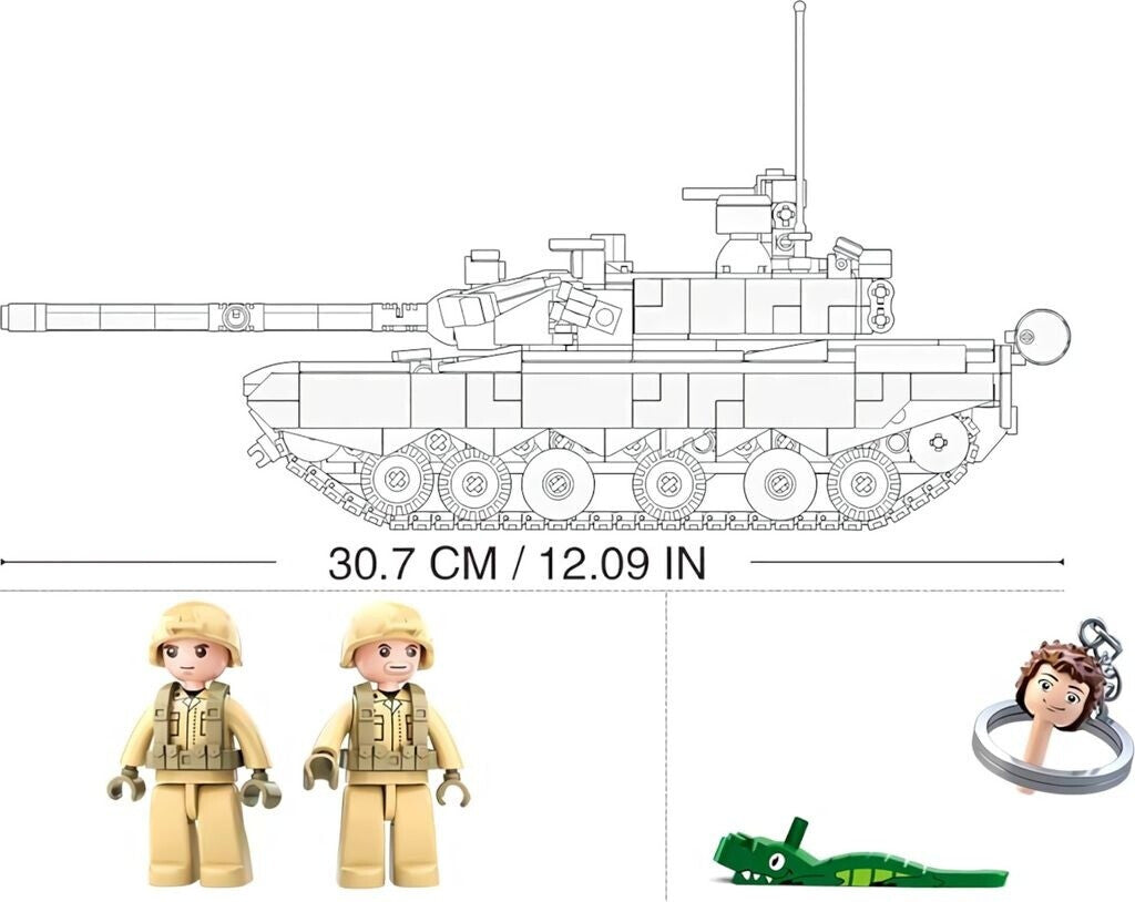 ModelBricks T-99A Hauptkampfpanzer, Konstruktionsspielzeug