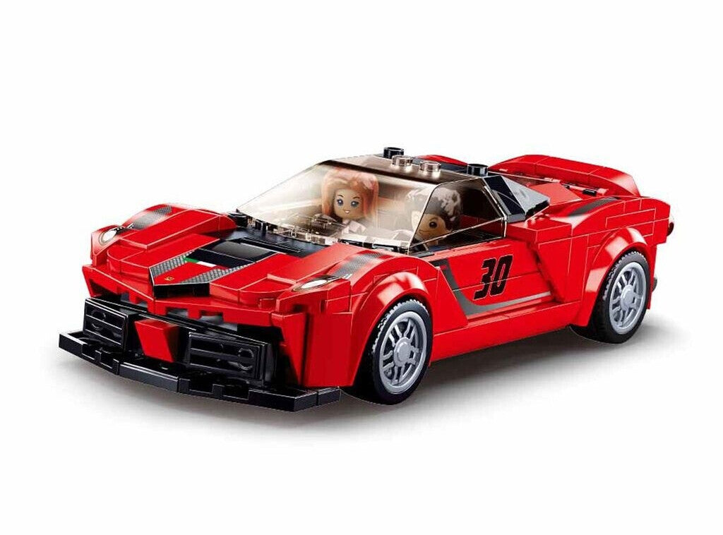 ModelBricks Roter italienischer Sportwagen, Konstruktionsspielzeug