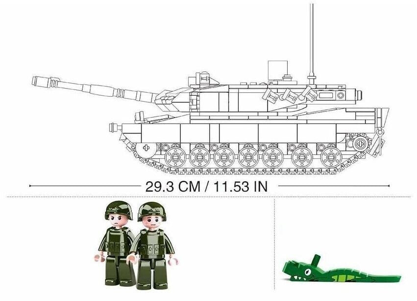 ModelBricks Leopard 2A5 Kampfpanzer, Konstruktionsspielzeug