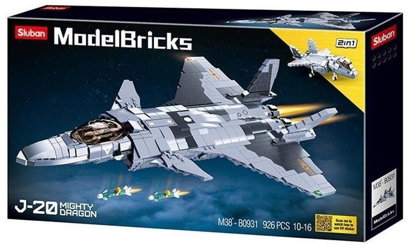 ModelBricks J20 Mighty Dragon Fighter, Konstruktionsspielzeug
