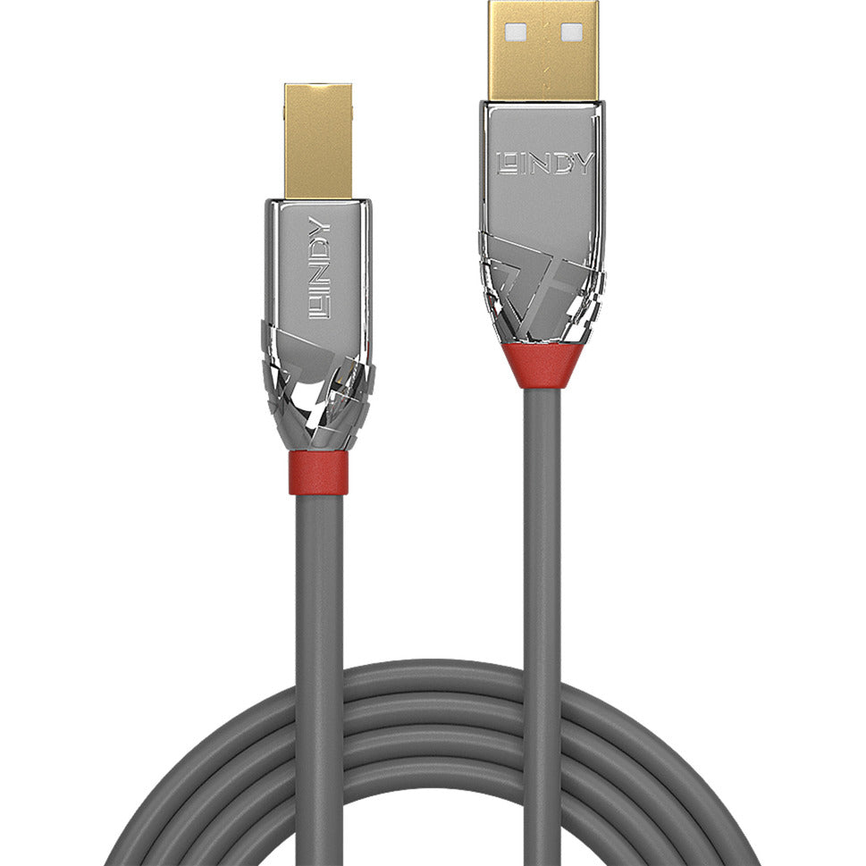 USB 2.0 Typ A an B Kabel, Cromo Line