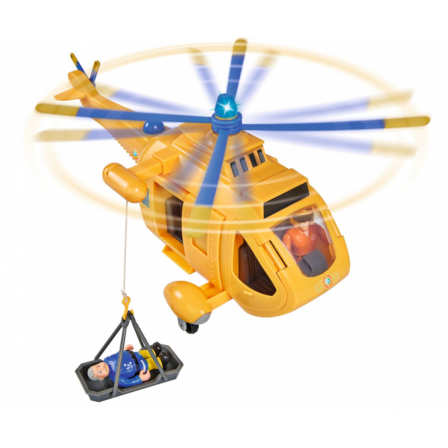 Feuerwehrmann Sam Hubschrauber Wallaby II mit Figur, Spielfahrzeug