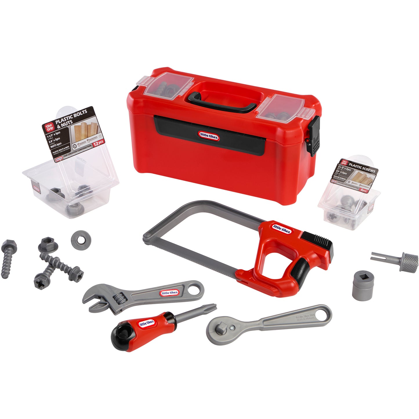 Little Tikes Creative Construction - Werkzeugkasten-Set, Kinderwerkzeug