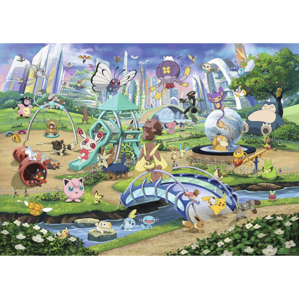 Puzzle Pokémon - Eevee and Park