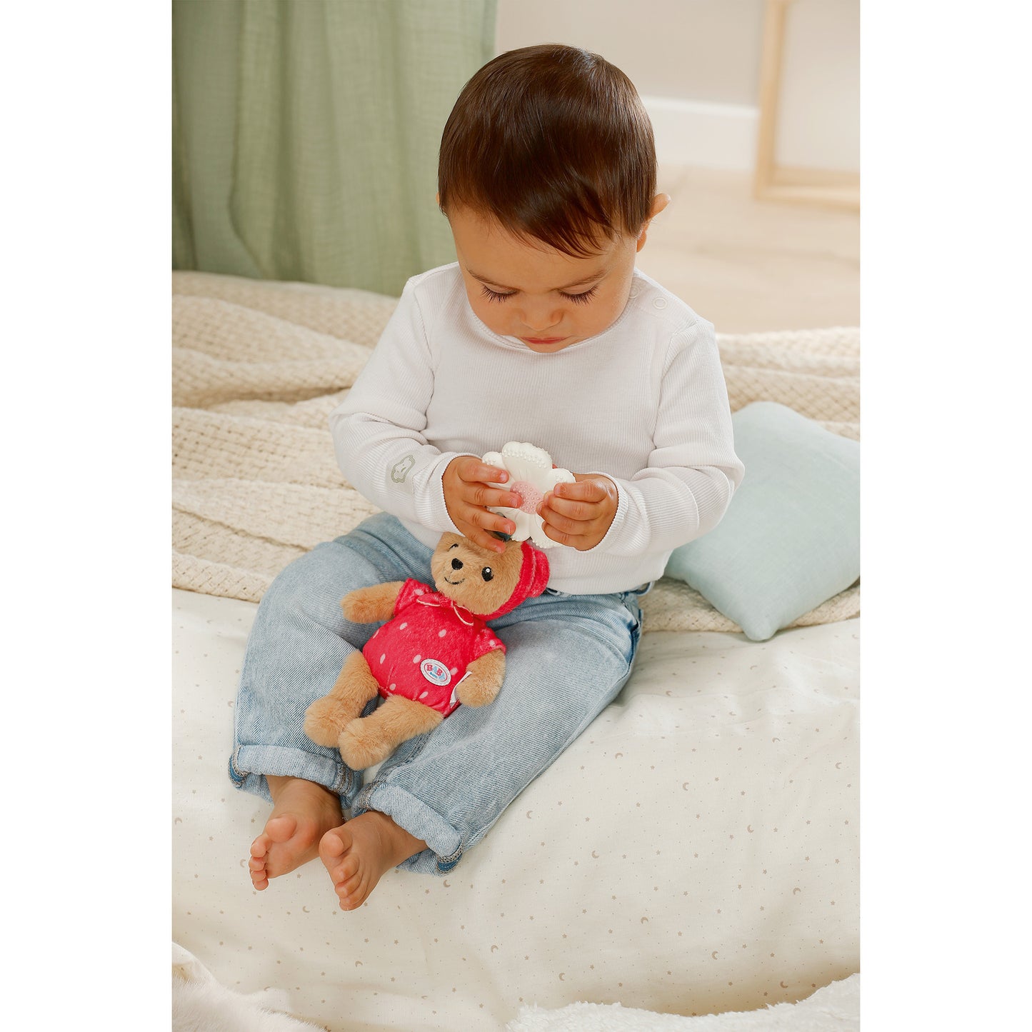 BABY born for babies Teddy ErdBÄRe 18cm, Kuscheltier