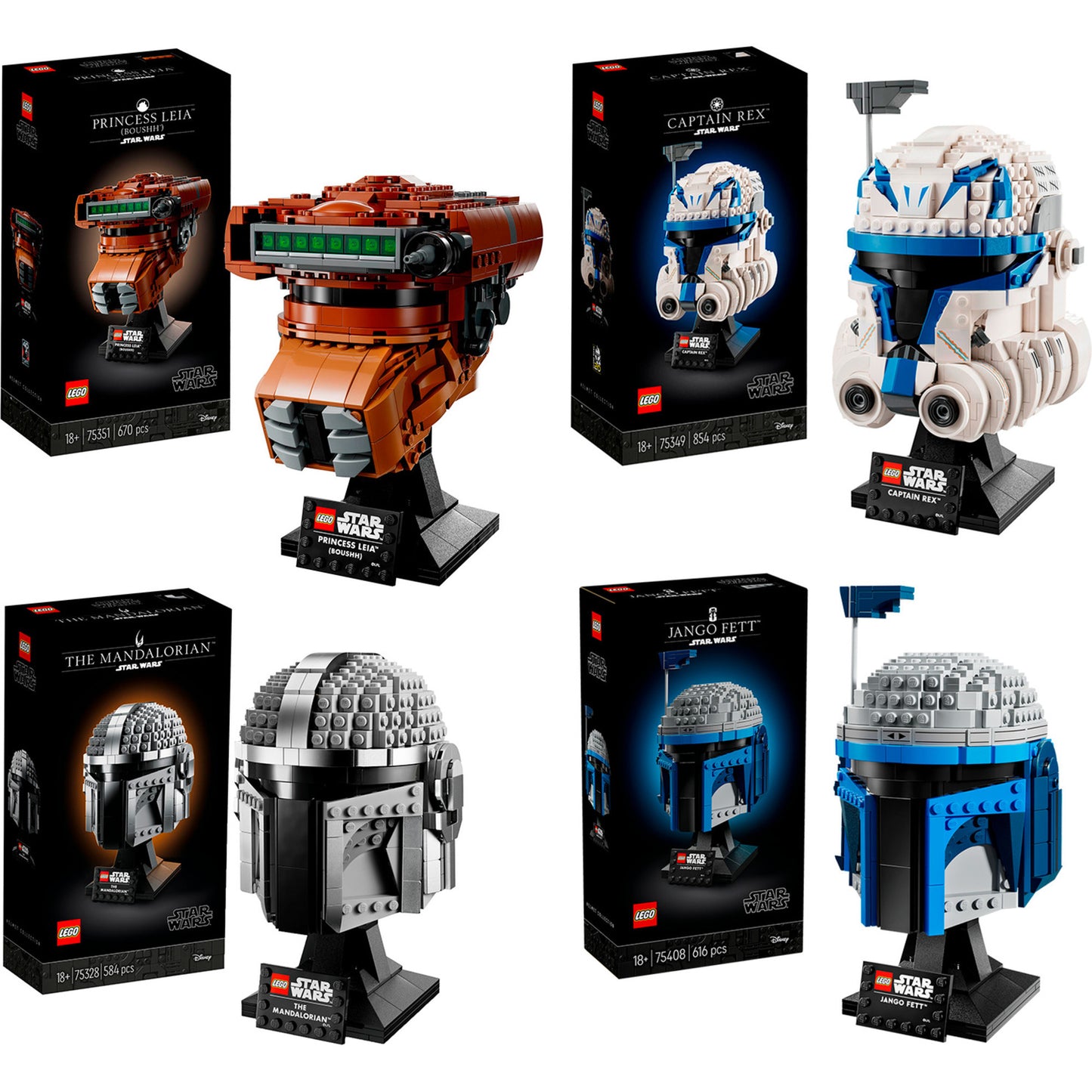 Star Wars Helm-Bundle, Konstruktionsspielzeug