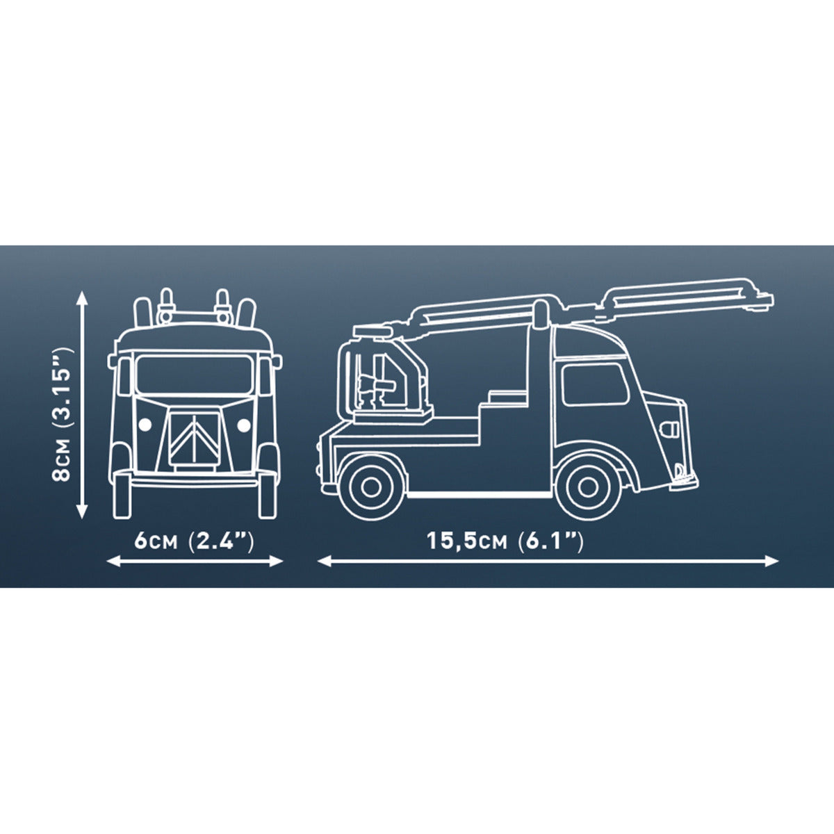 Citroen Type H Pompiers, Konstruktionsspielzeug