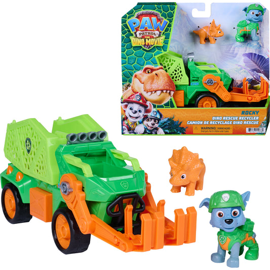 Paw Patrol: Der Dino Film - Rockys Dino-Rettungs-Recycler, Spielfahrzeug