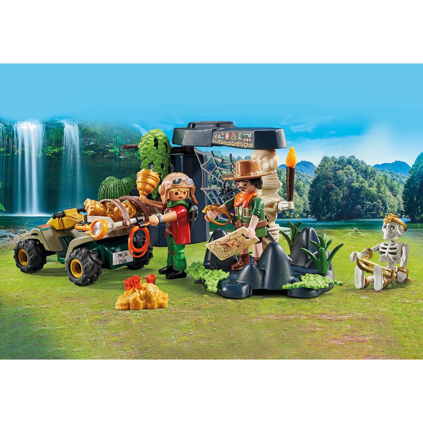 PLAYMOBIL 71454 Sports & Action Schatzsuche im Dschungel, Konstruktionsspielzeug