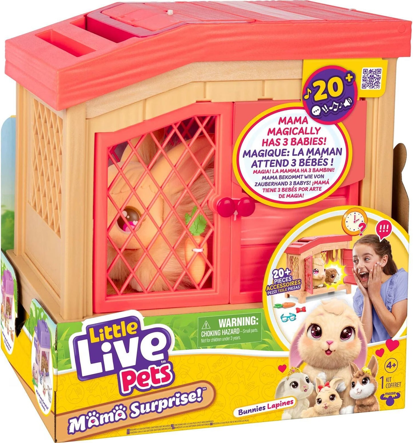Little Live Pets - Mama Surprise Bunny, Kuscheltier