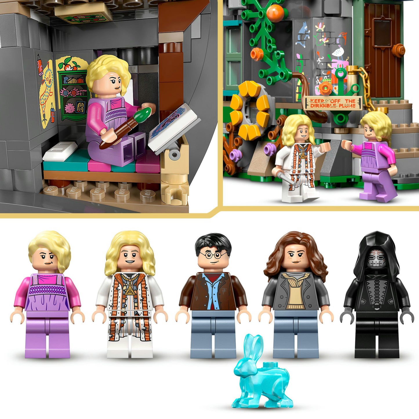 76467 Harry Potter Luna Lovegoods Haus, Konstruktionsspielzeug