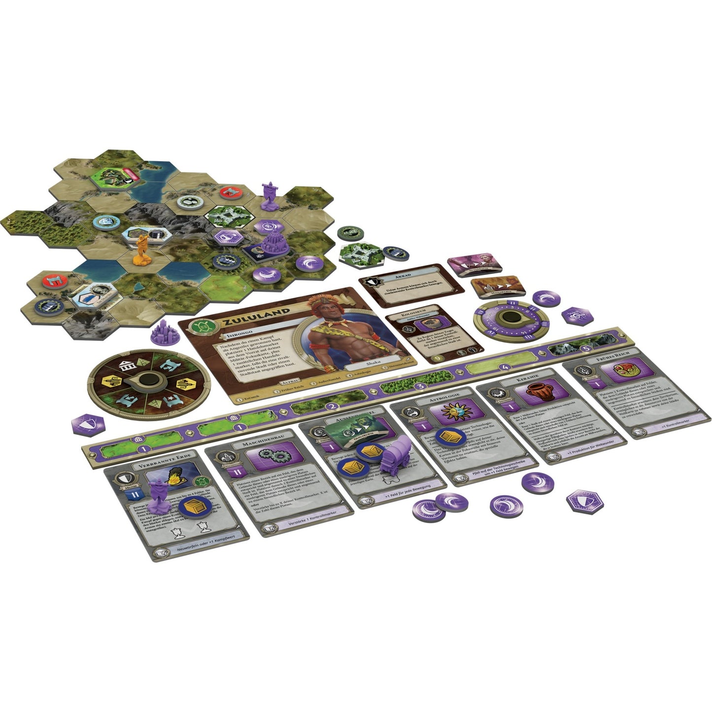 Asmodee Civilization: Ein neues Zeitalter - Terra Incognita, Brettspiel