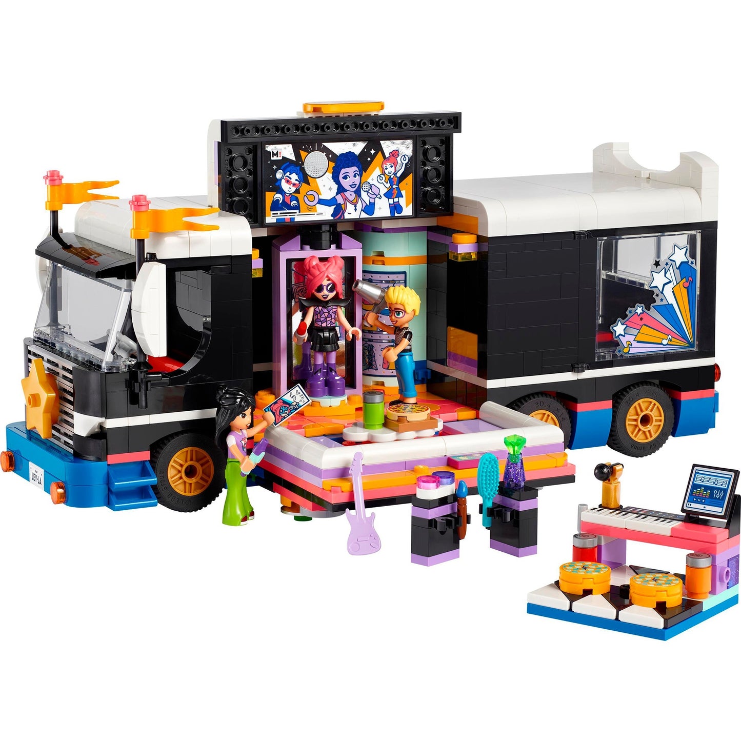 LEGO 42619 Friends Popstar-Tourbus, Konstruktionsspielzeug