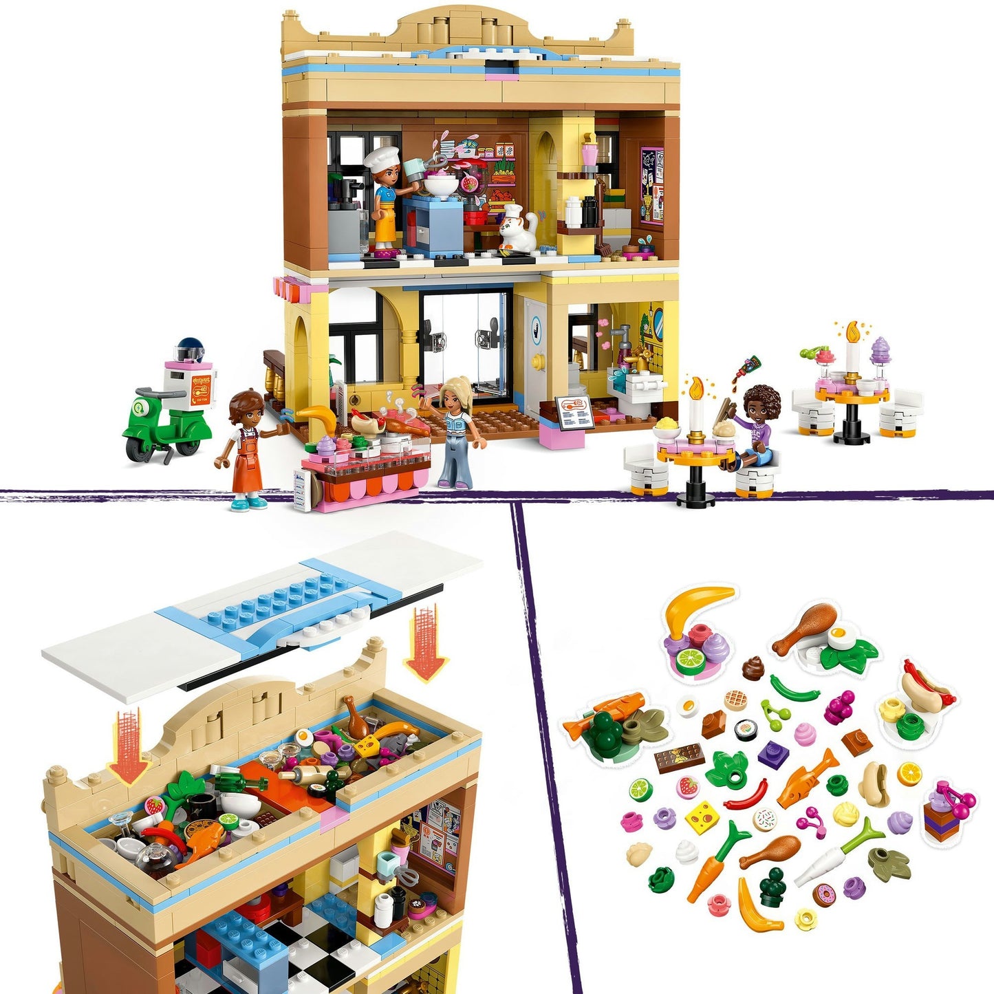 42655 Friends Restaurant und Kochschule, Konstruktionsspielzeug
