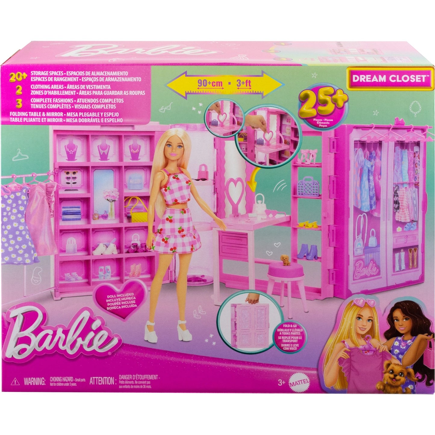 Barbie Barbie Traumkleiderschrank mit Puppe