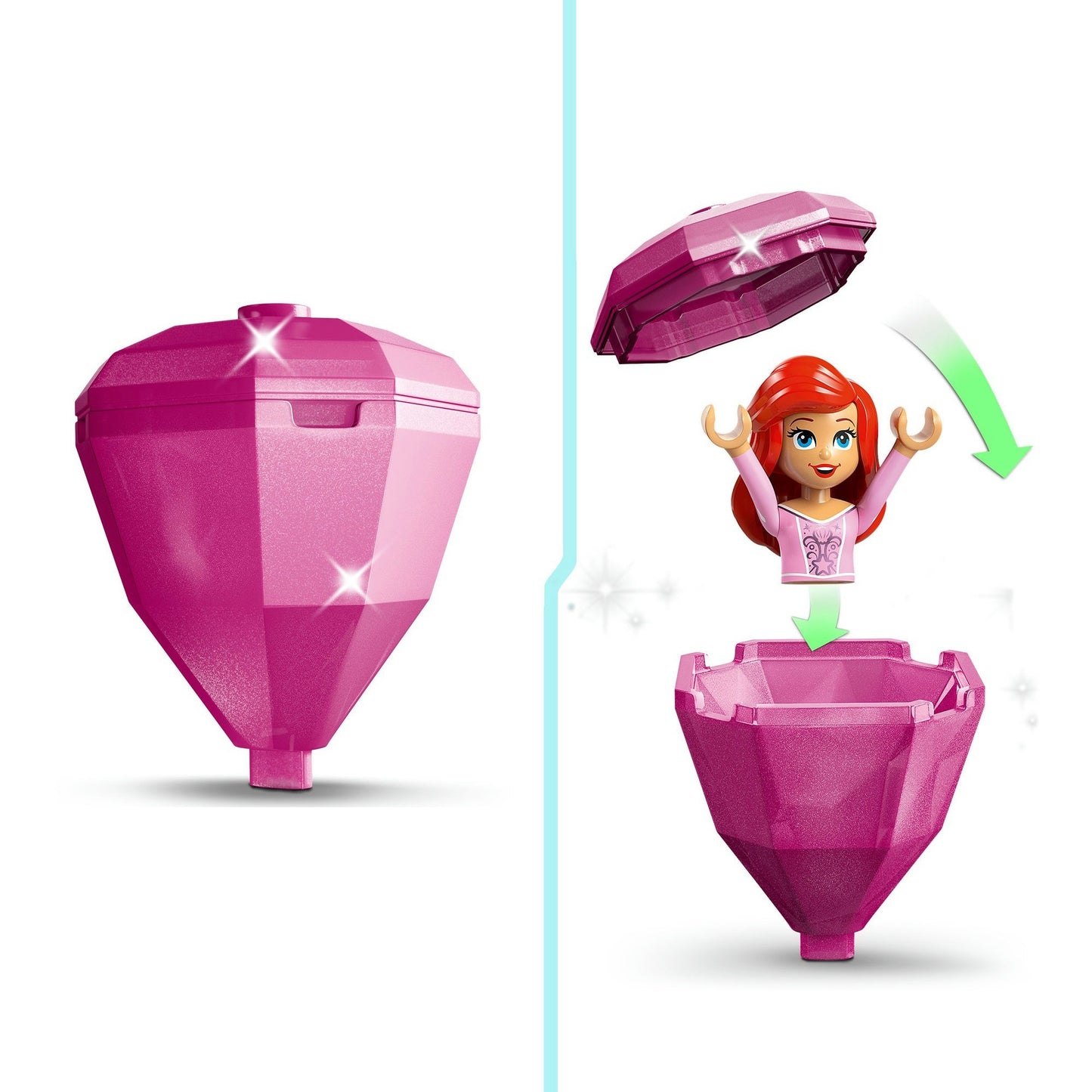 43259 Disney Princess Arielle Spieluhr, Konstruktionsspielzeug