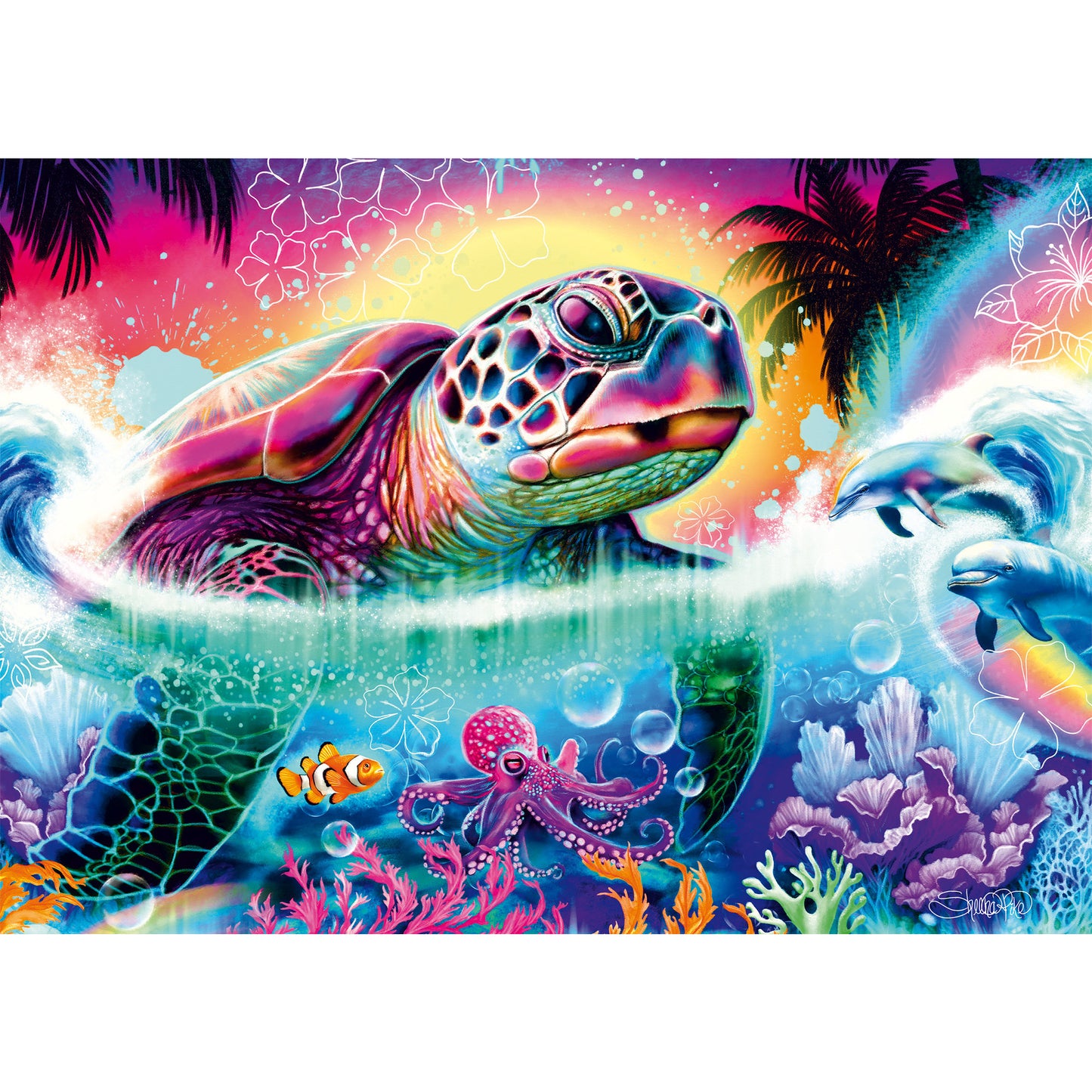 Sheena Pike: Neon-Schildkröte, Puzzle