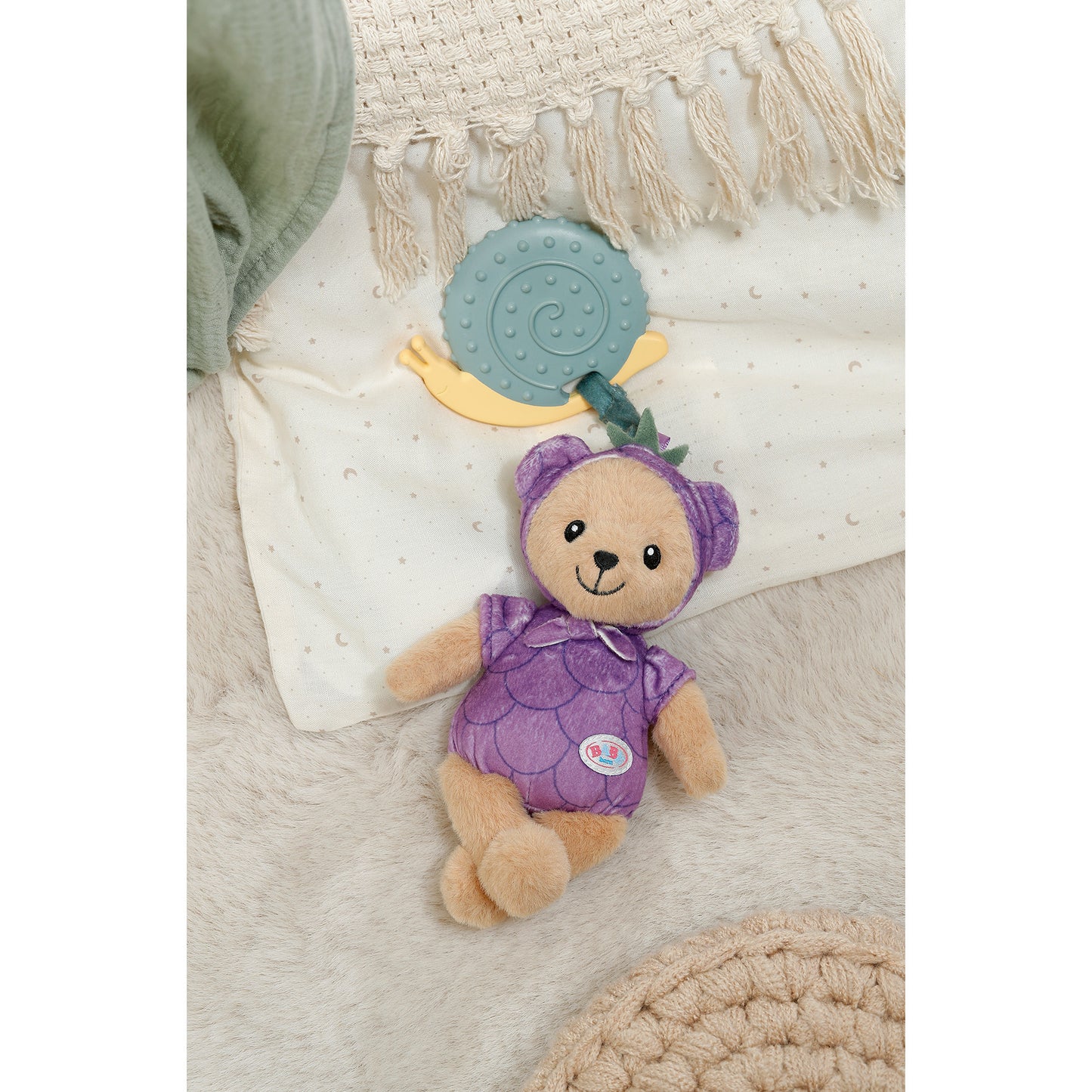BABY born for babies TeddyBlauBÄRe 18cm, Kuscheltier