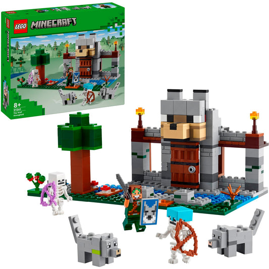 LEGO 21261 Minecraft Die Wolfsfestung, Konstruktionsspielzeug