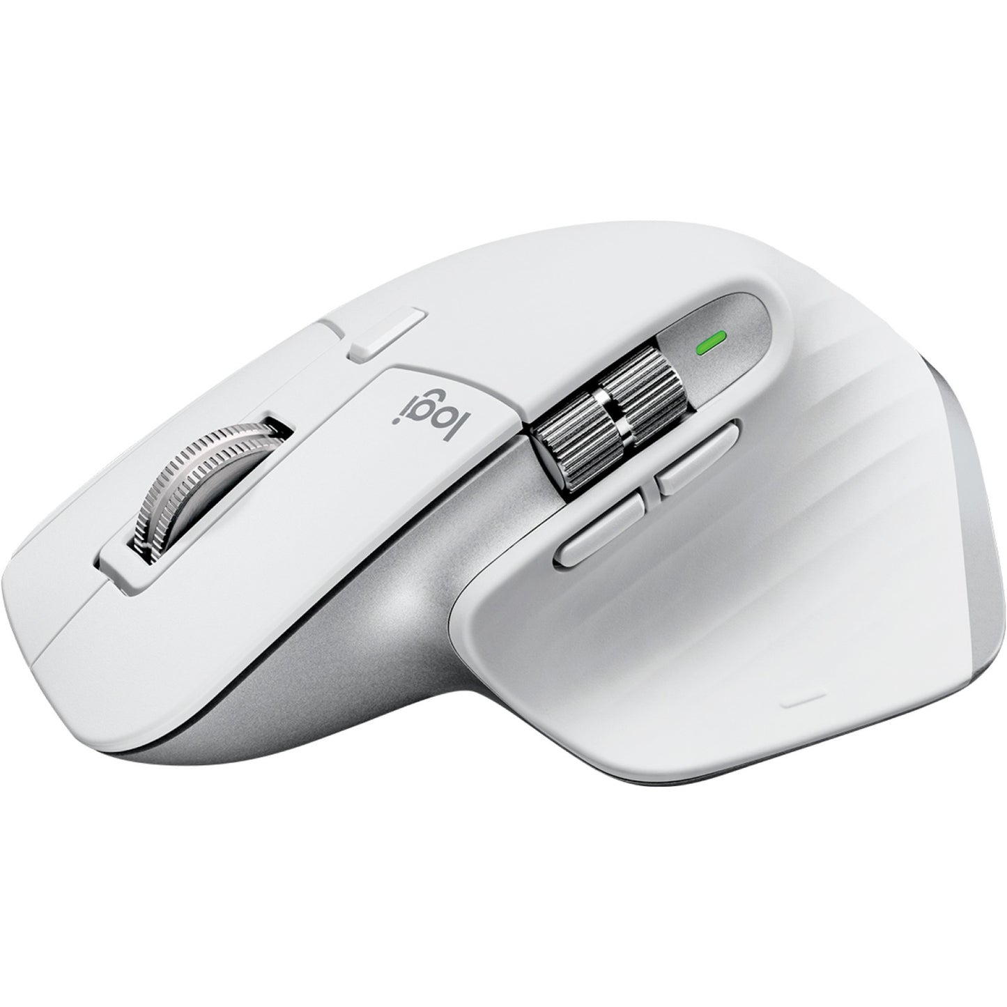 Logitech MX Master 3S (hellgrau, 7 Tasten, Logi Bolt, Bluetooth, kompatibel mit PC/Mac/iPad/Android)