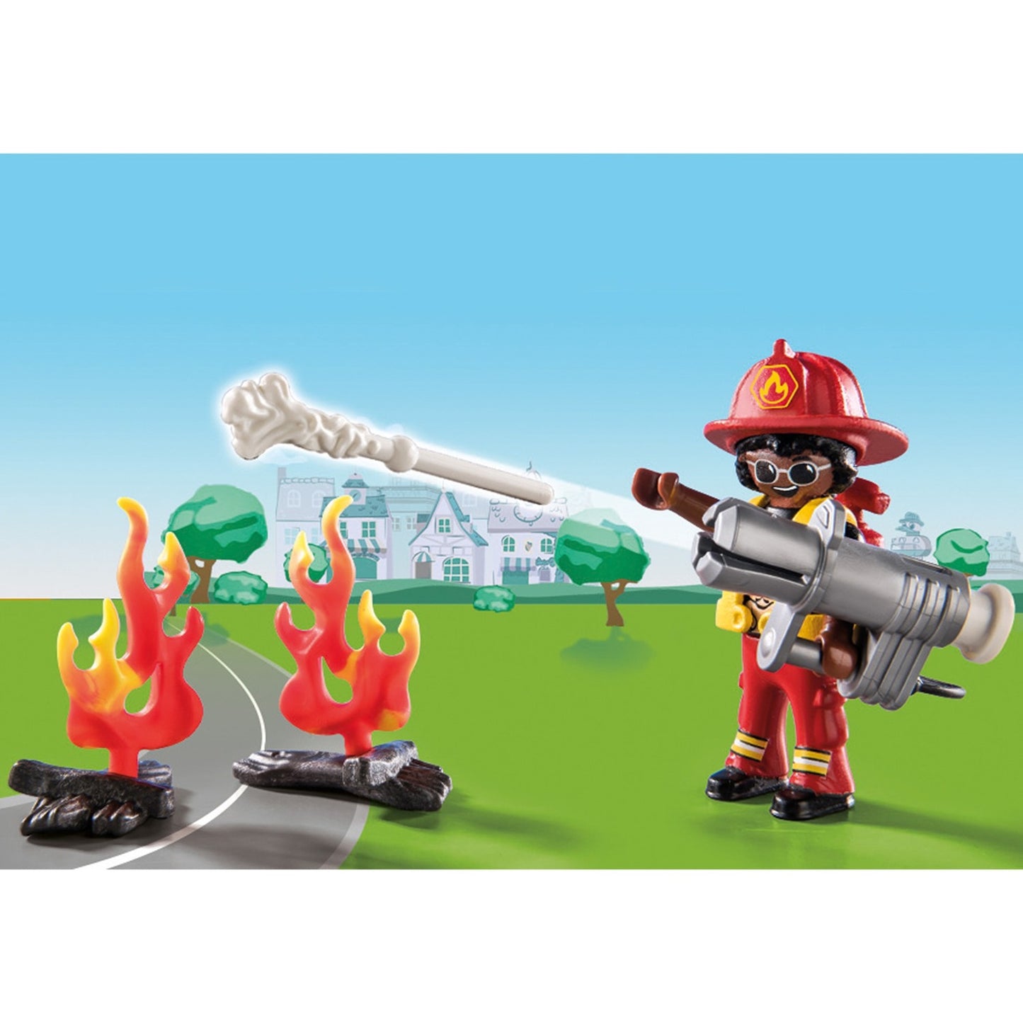 PLAYMOBIL 70917 DUCK ON CALL Feuerwehr Action. Rette die Katze!, Konstruktionsspielzeug