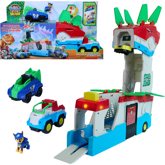 Paw Patrol: Der Dino Film - 2-in-1 Mobiles Dino-Hauptquartier, Spielgebäude