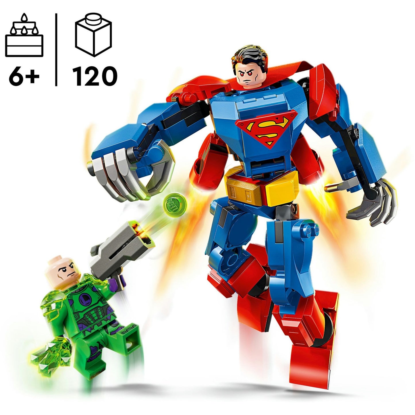 76302 DC Super Heroes Superman Mech vs. Lex Luthor, Konstruktionsspielzeug