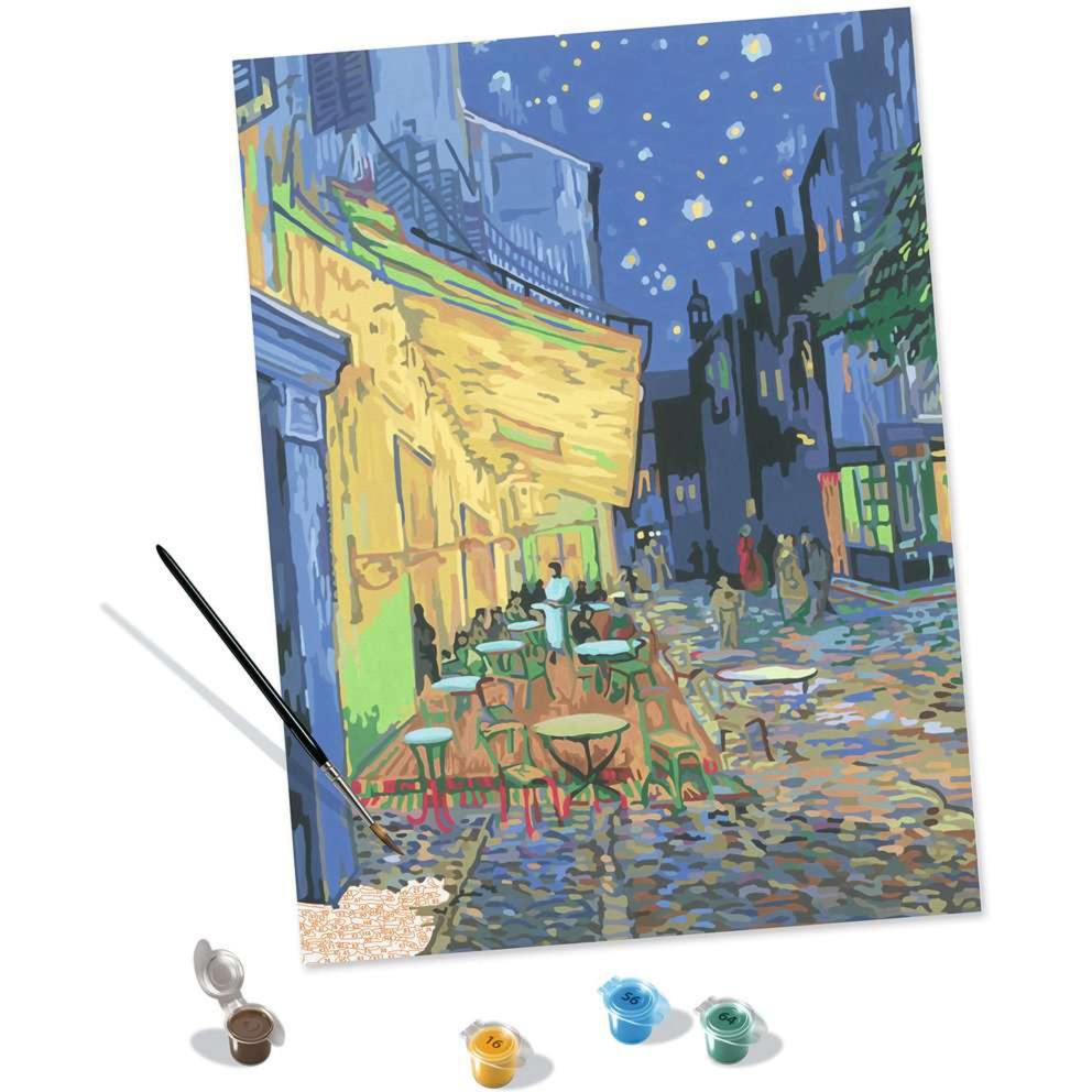 Ravensburger CreArt ART Collection - Café Terrace at Night (Van Gogh), Malen