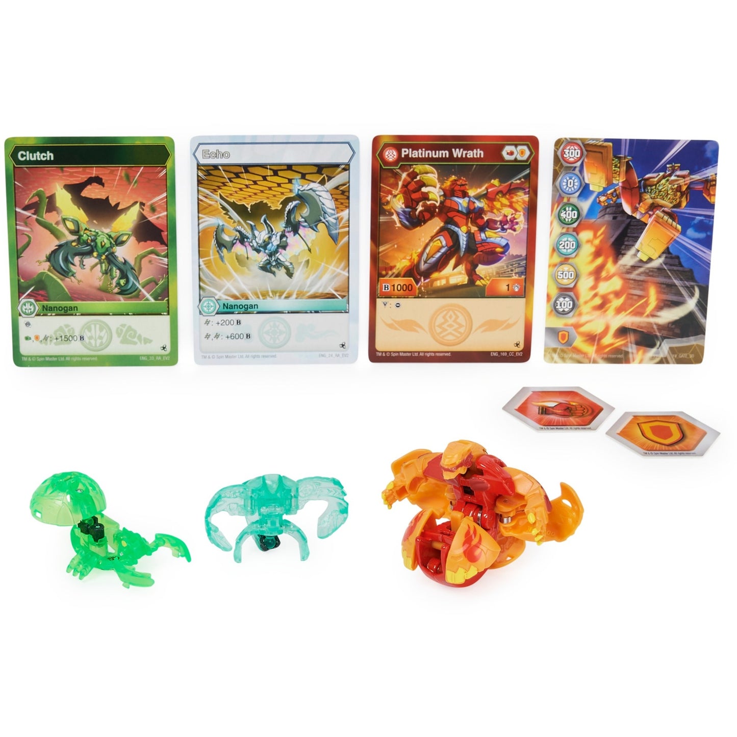 Spin Master Bakugan Evolutions Power Up 3er-Pack, Geschicklichkeitsspiel