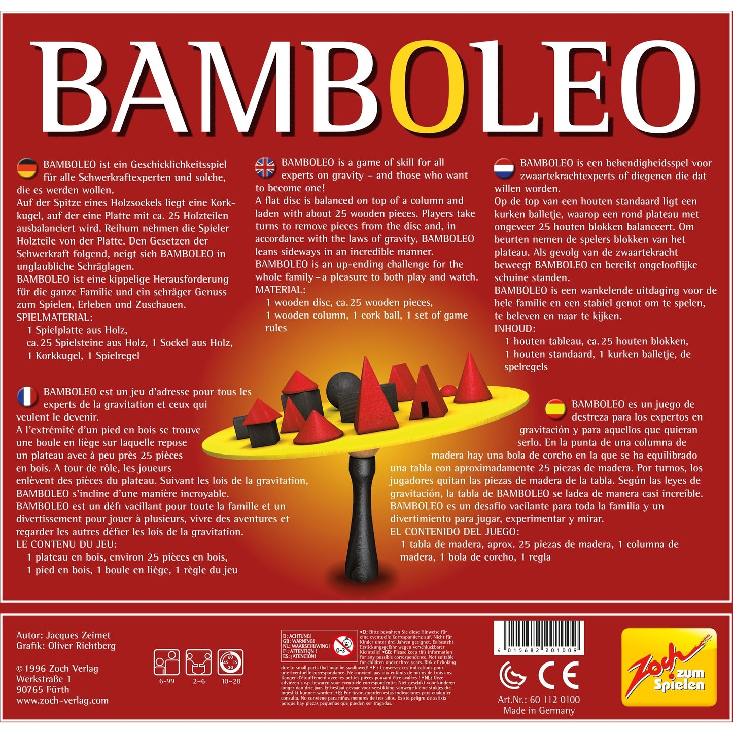 Zoch Bamboleo (rot/gelb)