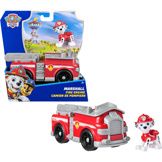 Paw Patrol - Feuerwehrauto mit Marshall Spielfigur, Spielfahrzeug