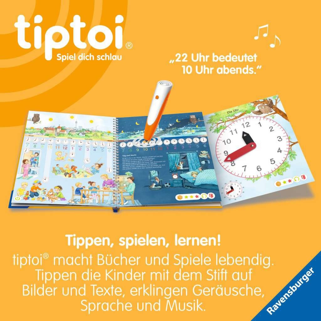 Ravensburger tiptoi Meine Lern-Spiel-Welt: Uhr und Zeit