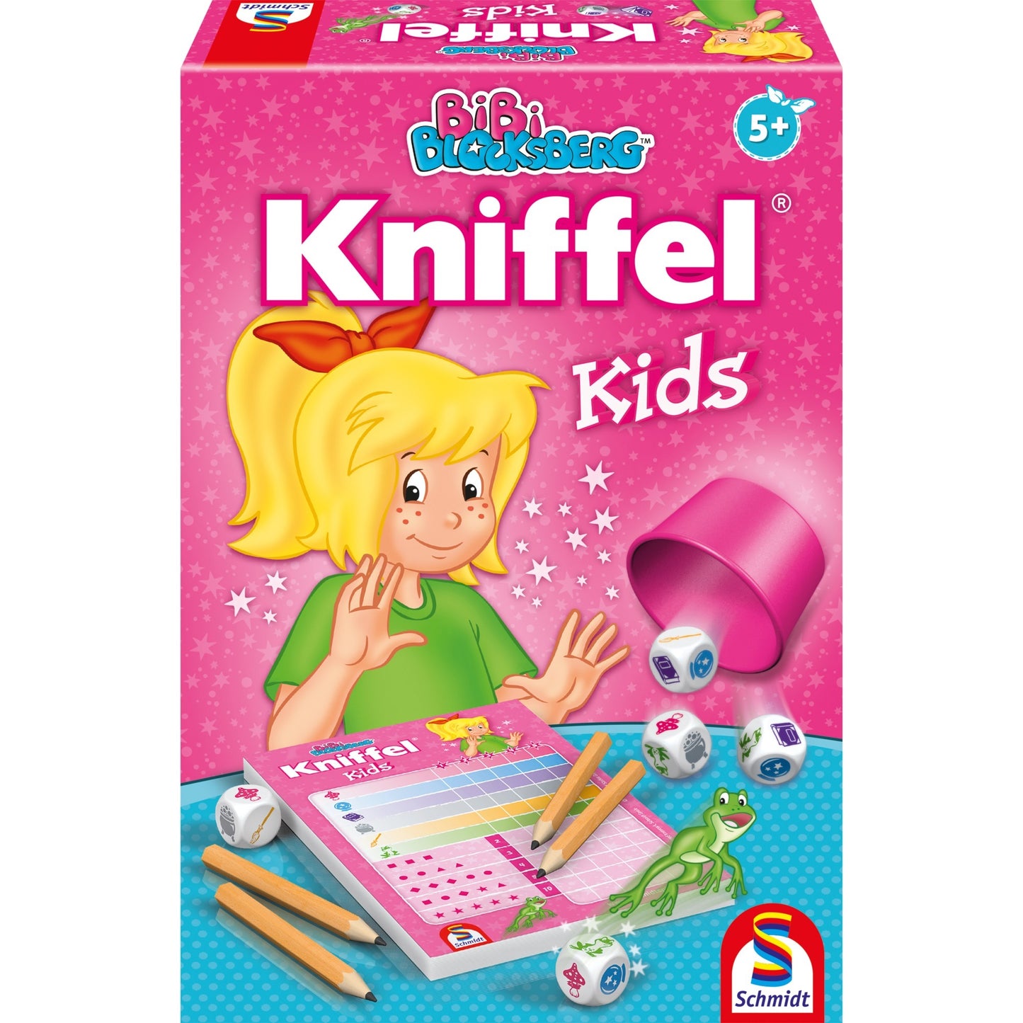 Schmidt Spiele Bibi Blocksberg, Kniffel Kids, Würfelspiel