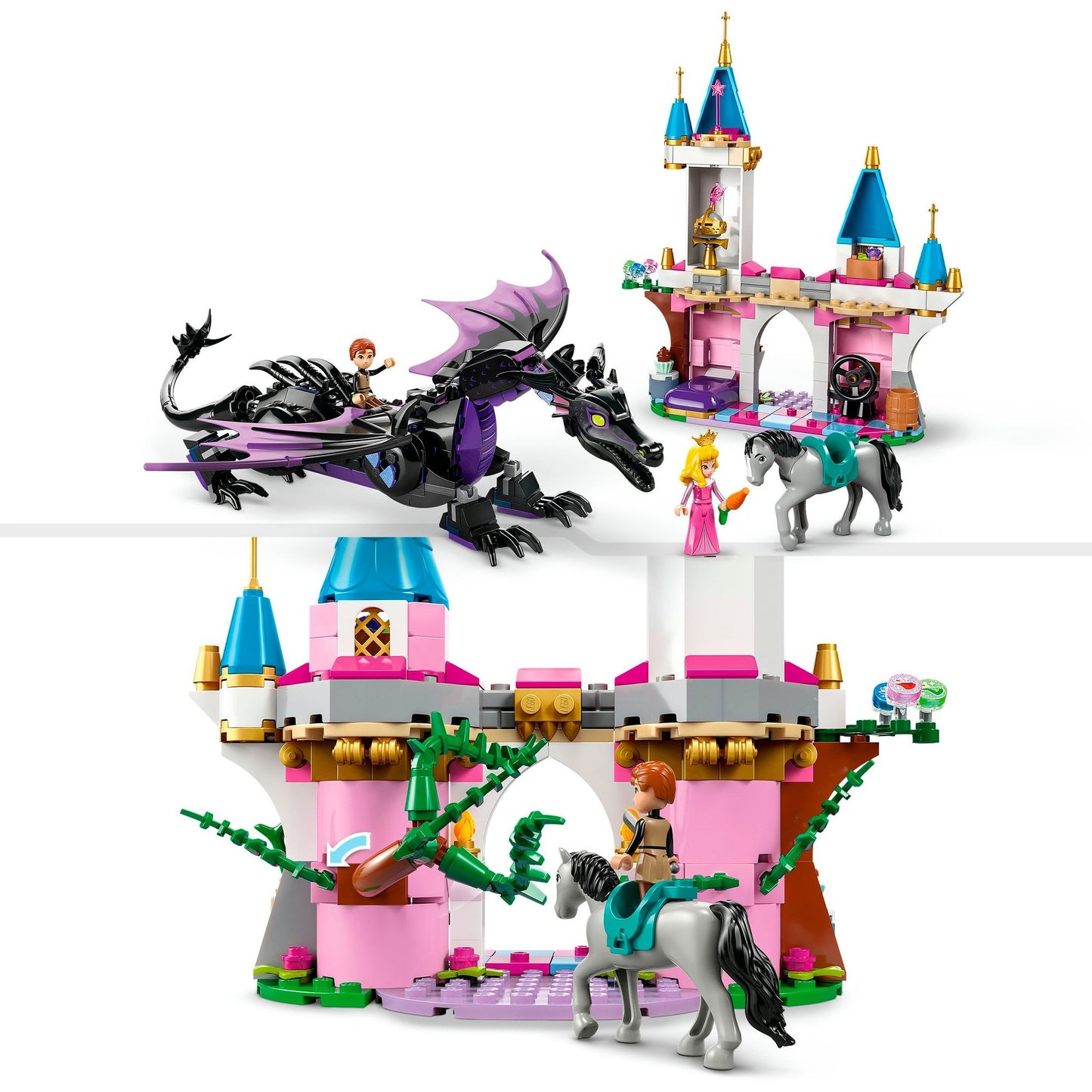 LEGO 43240 Disney Princess Malefiz als Drache, Konstruktionsspielzeug