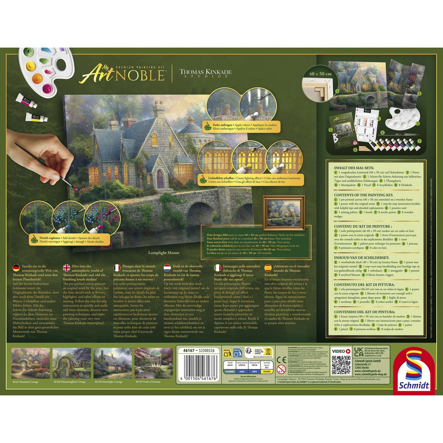 My ArtNOBLE Thomas Kinkade - Lamplight Manor, Malen