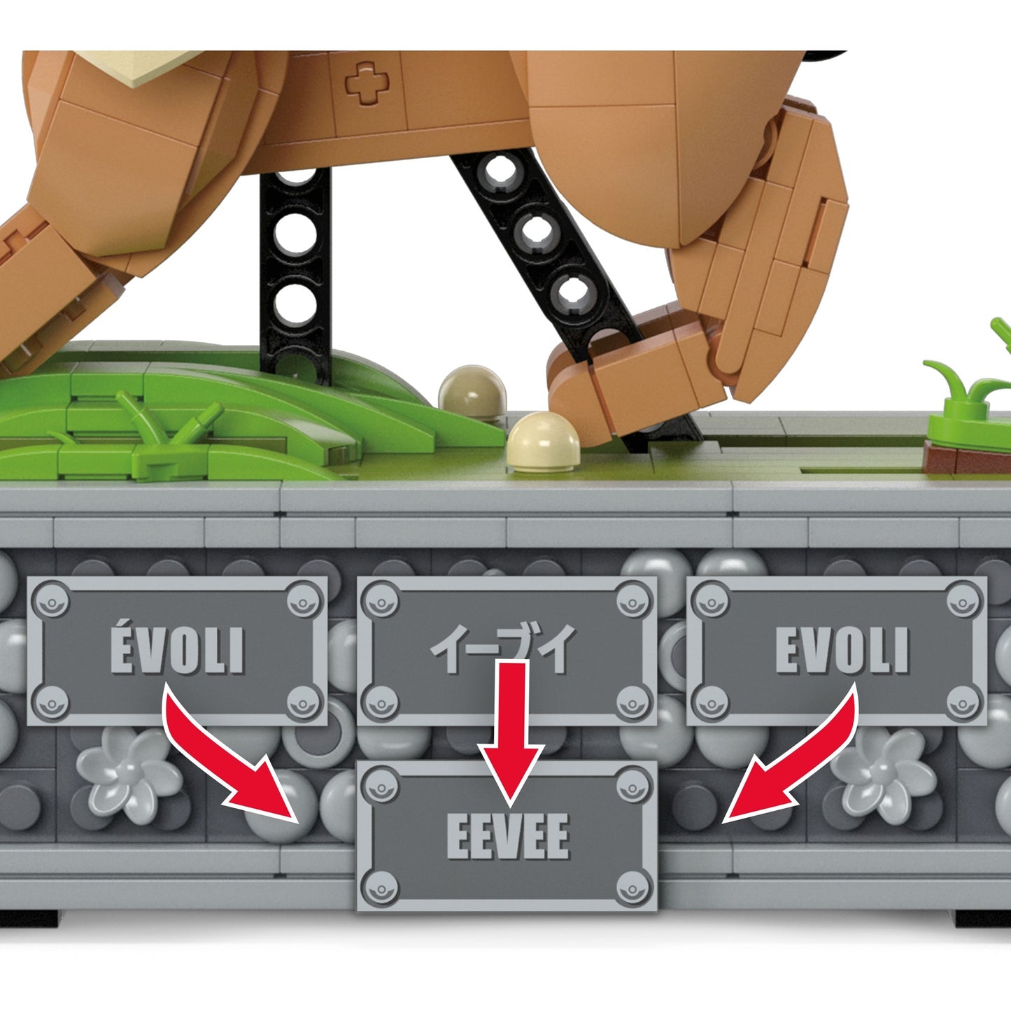 Mattel MEGA Pokémon Motion Evoli, Konstruktionsspielzeug