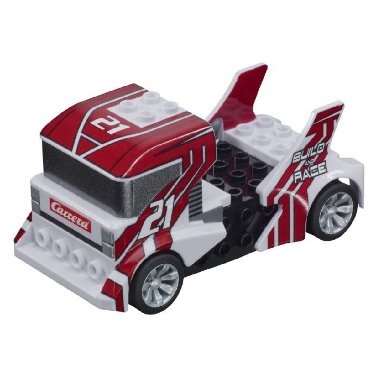 Carrera GO!!! Build 'n Race - Race Truck (weiss)