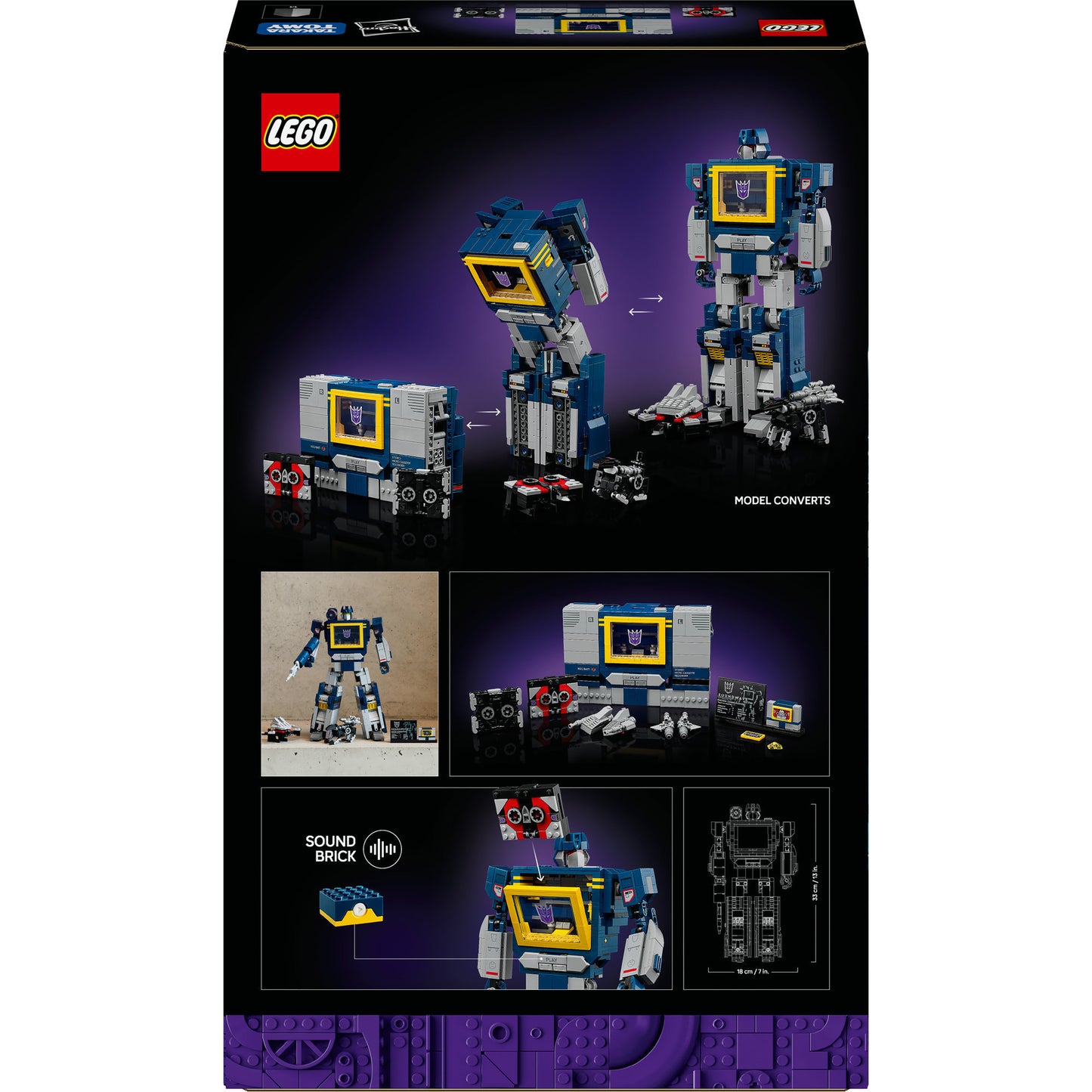 10358 Icons Transformers: Soundwave, Konstruktionsspielzeug